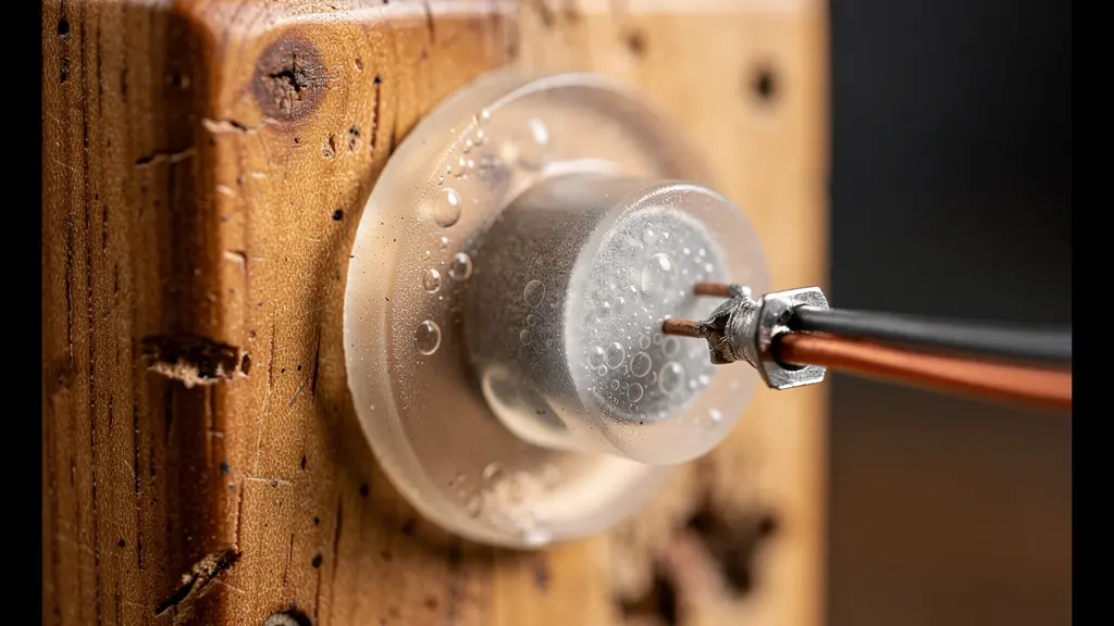 Système d'amplification piézo installé sur un instrument artisanal