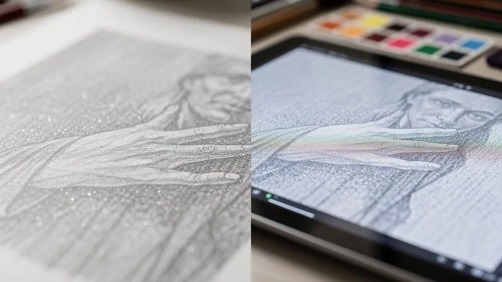 Démonstration visuelle des différents modes de fusion pour l'intégration du crayonné