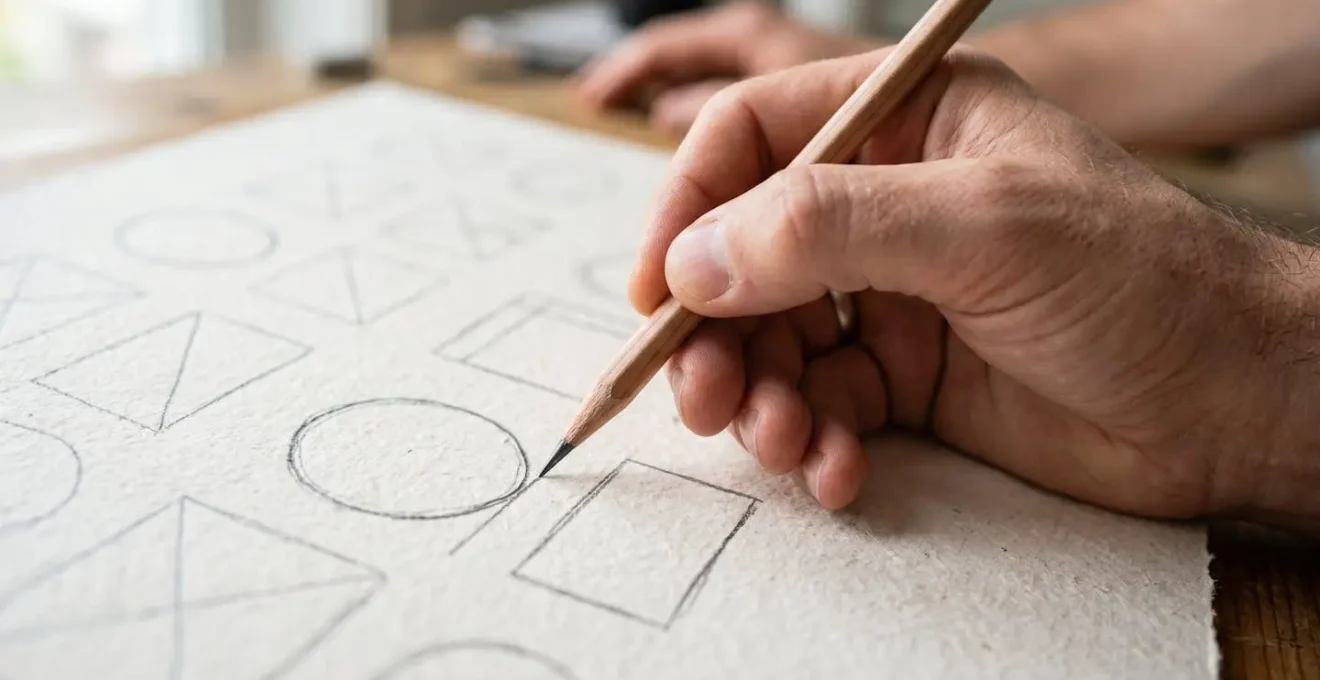 Matériel d'apprentissage et outils de formation en design UX disposés sur un espace de travail