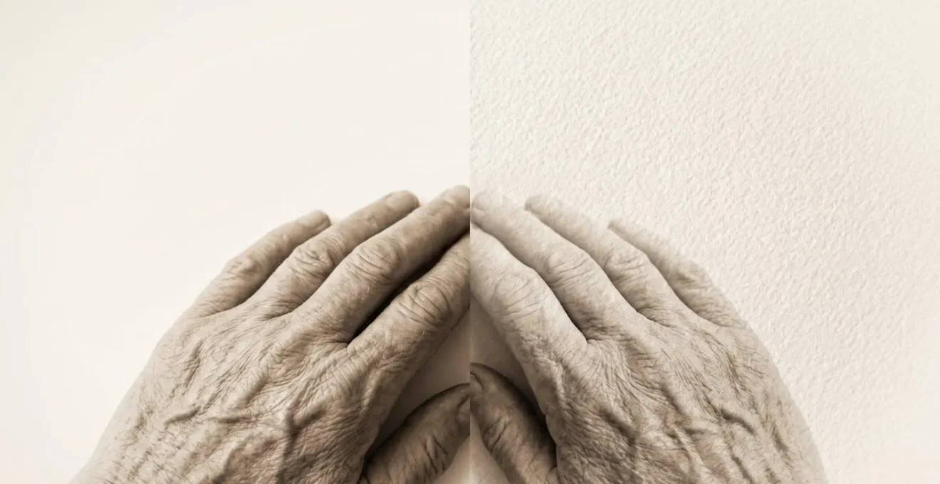 Texture papier grain torchon révélant relief et matière pour portrait photographique
